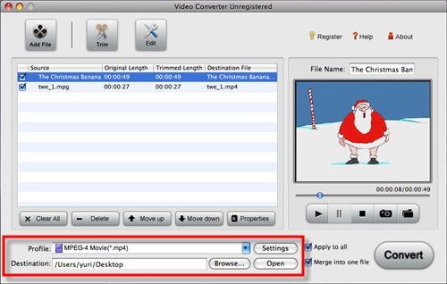 Import mpg into Final Cut Pro with MPEG to FCP Converter