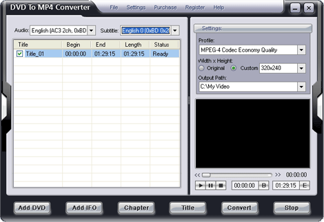 IFO To MP4 Converter