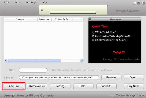 H263 to iPhone MP4 Converter
