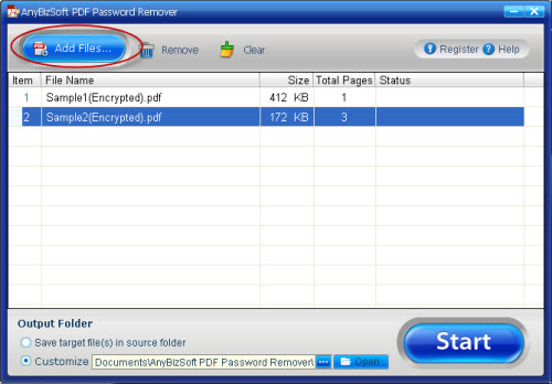 unlock protected pdf with PDF Password Remover