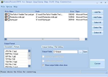 PowerPoint to BMP Converter