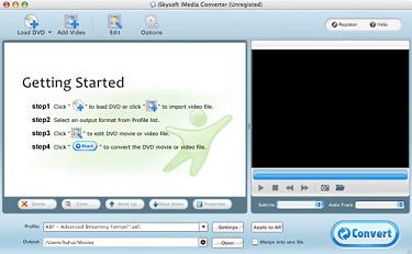Convert DVD, Video to QuickTime