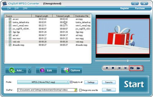 MPEG Video Converter