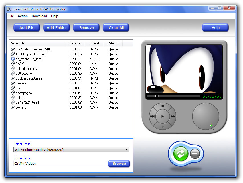 FLV to Wii Converter