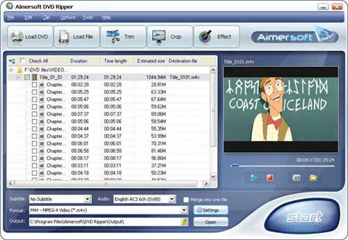copy DVD, rip DVD, copy protecte DVD movie to computer and edit DVD