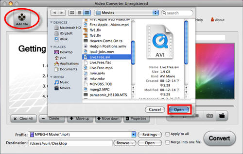 Import AVI files into Final Cut Pro with AVI to FCP Converter