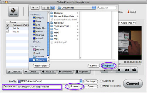 Import flv into final cut express with FLV to FCE Converter