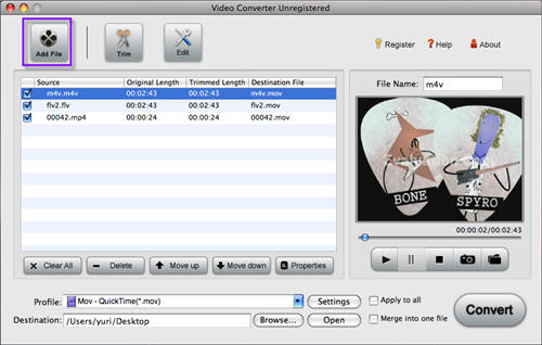 Import m4v into Final Cut Express with M4V to FCE Converter