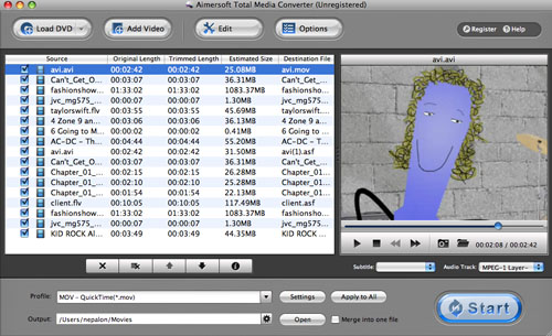 Import TP to Final Cut Express