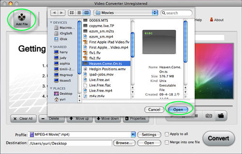 Import .ts files into Final Cut Express with TS to FCE Converter