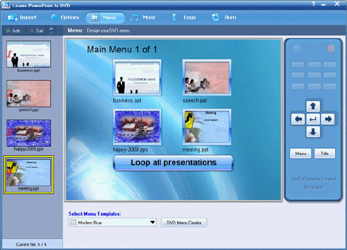 Put powerpoint on DVD with PPT to DVD Converter