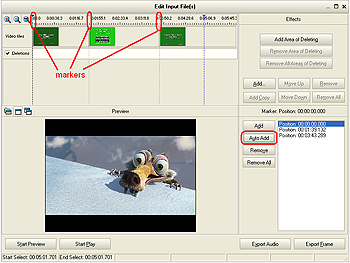 Video Editor: Create DVD for your home DVD palyer and Split DVD into chapters