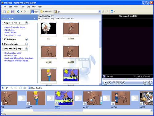 Combine video files in Windows Movie Maker