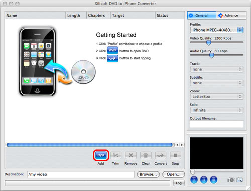 DVD to iPhone Converter for Mac