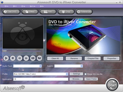 DVD to iRiver WMV Converter