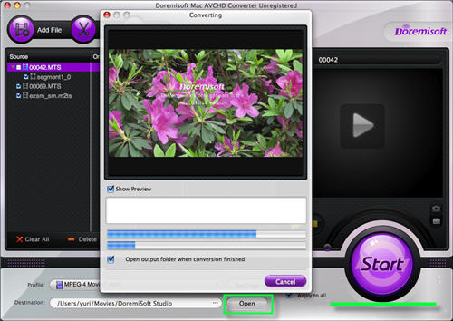 Convert AVCHD video files with Mac AVCHD Converter